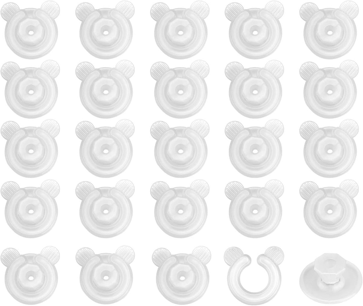 SnelShoppen - 24 Duvet Cover Clips - Dekbed Clipset met Naaldloze Ontwerp - Antislip Dekbedovertrek Klemmen voor een Opgeruimd en Comfortabel Dekbed
