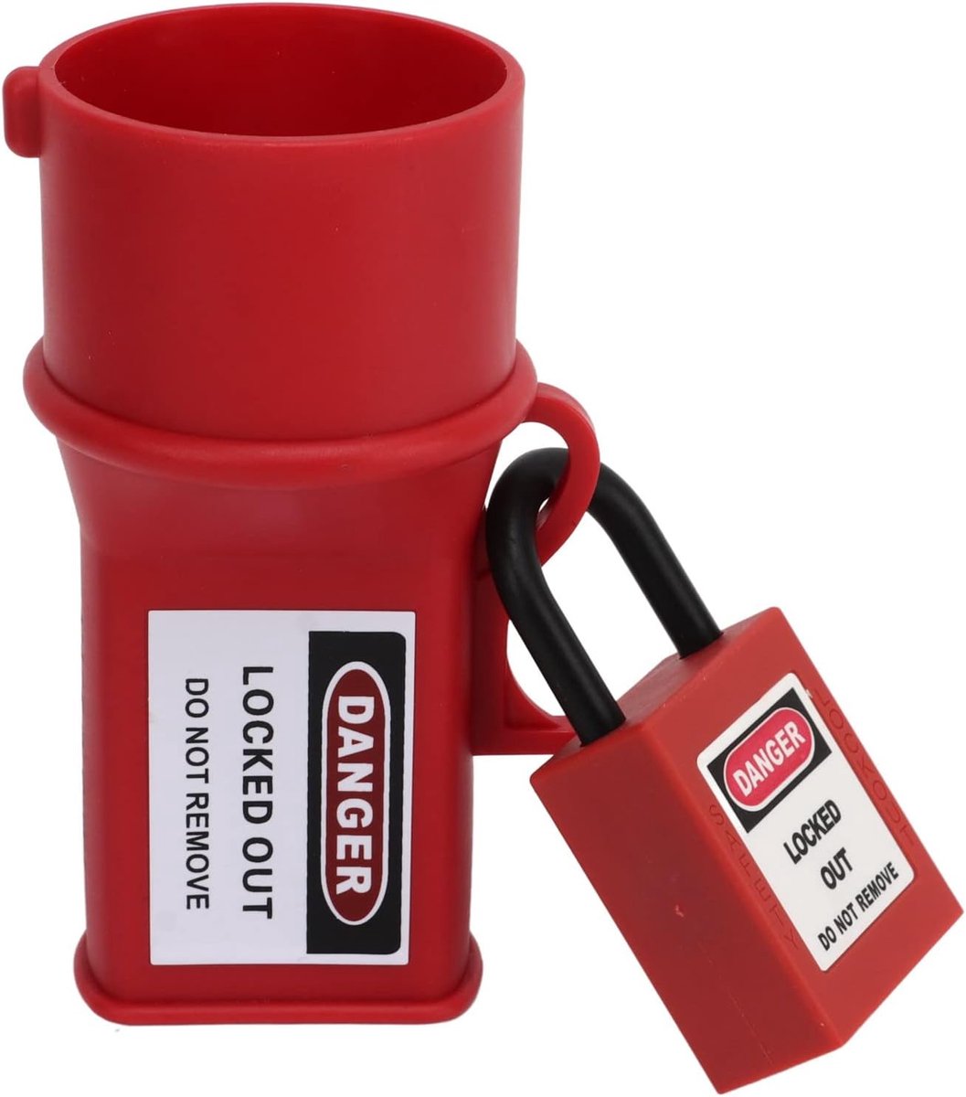 Socket lockout set - waterdicht kunststof - voor industriële stekker - veilig vergrendelen - ShopVlot