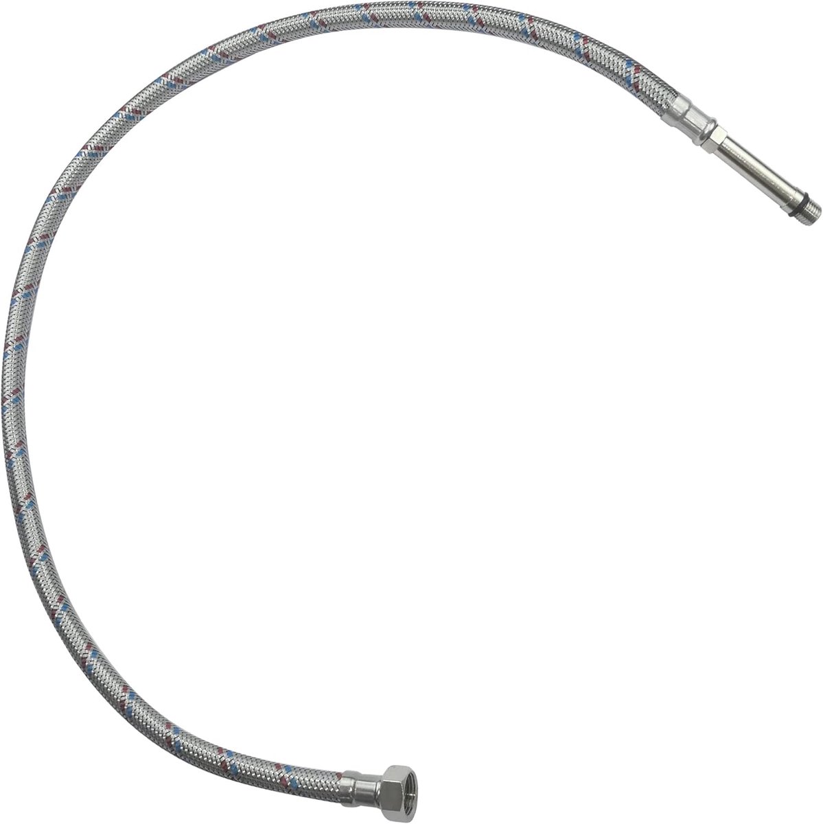 SnelShoppen - Flexibele Schroefaansluiting Vrouwelijk 3/8" - Mannelijk M10 Keuken Mengkraan Monoblock - Lengte 800 mm - Flexibele Slang Voor Sanitair