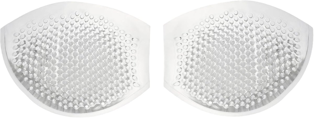 SnelShoppen - Ademend Honingraat Silikon BH Inlegkussens Semi-adhesieve Borstversterkers Dikte BH Pads Push Up voor Bikini Sport BH