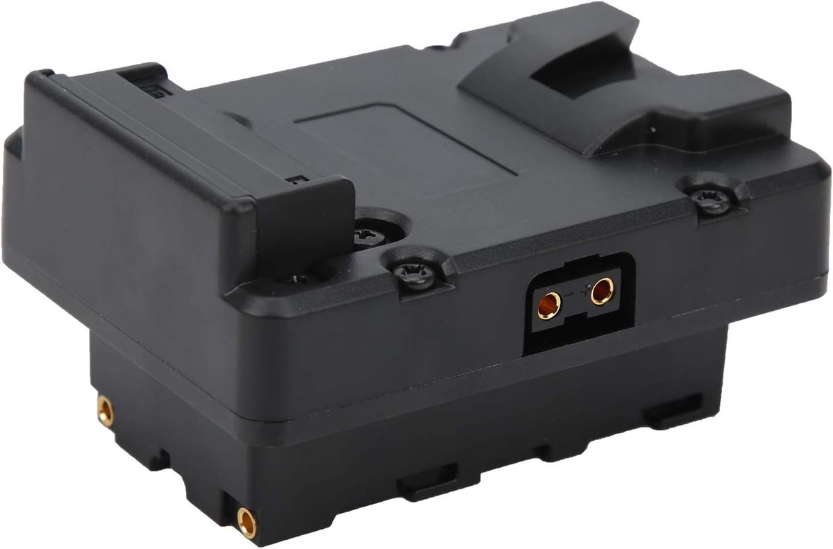 SnelShoppen - V-mount Accu naar NP-F Adapter voor Monitor en Vullicht, D-Tap Accu Plate Adapter, 14.8V Voeding voor Video- en Fotografie Apparatuur