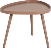 WOOOD Mae Bijzettafel Organisch - Hout - Oudroze - 40x61x50