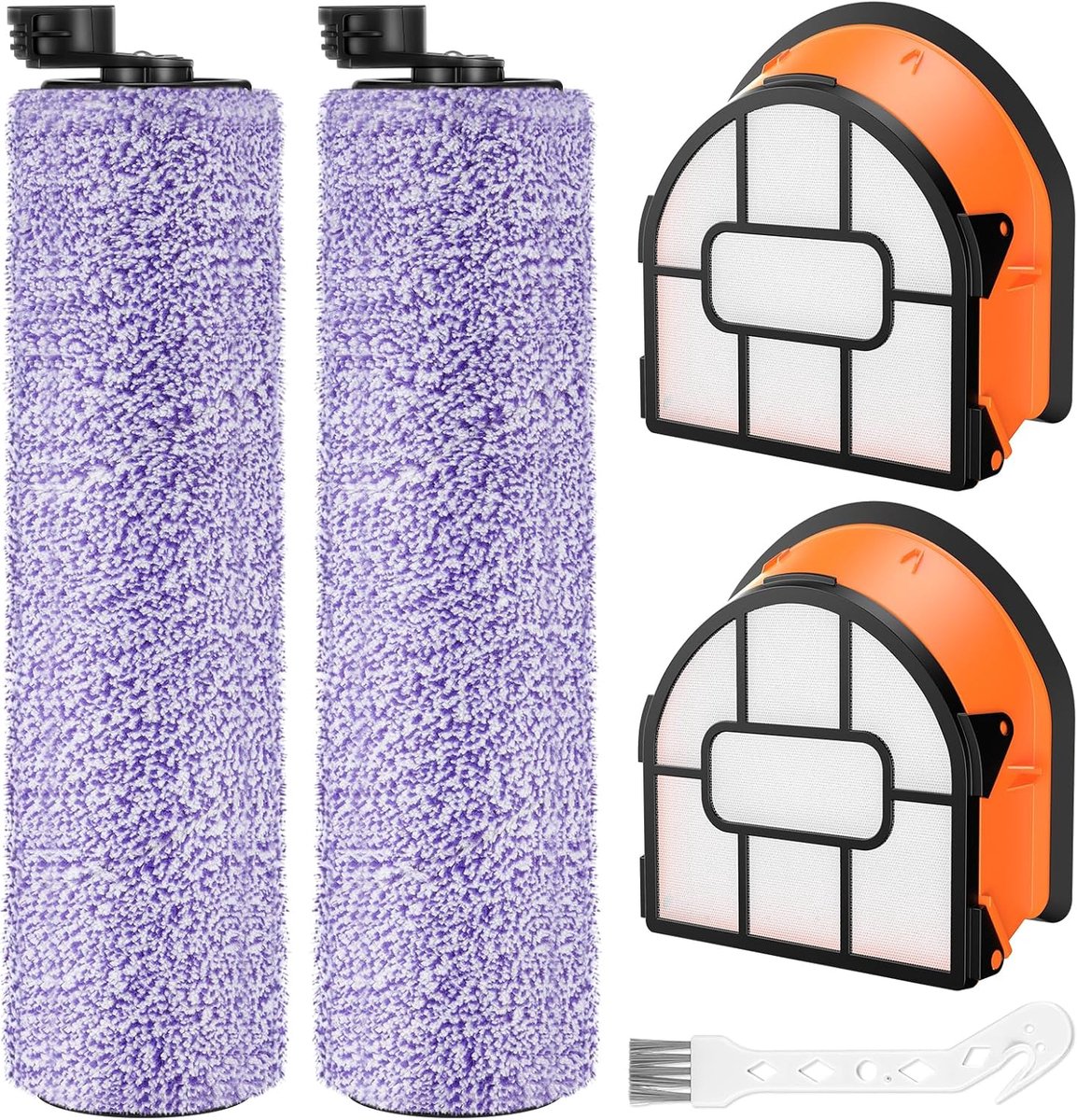 SnelShoppen - Brush Filter Vervangingsonderdelen voor HydroVac XL 3-in-1 Stofzuiger, Compatibel met WD101, WD100, WD101C, Cordless Pro XL Vacuüm WD201