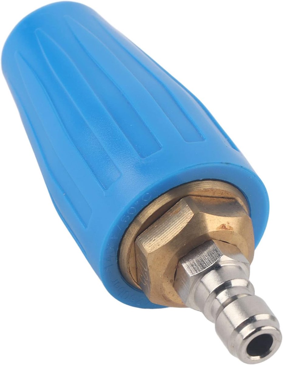 SnelShoppen - Rotary Nozzle 4.0 GPM Hoge Druk Reiniger 1/4 Rotatiesproeikop 3600 PSI Voor Effectieve Schoonmaak Voor Tuin, Auto, Terras