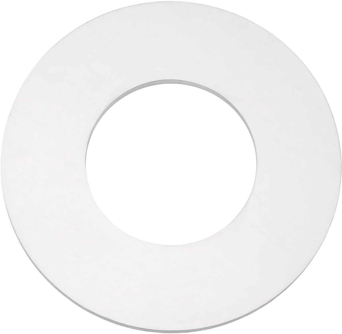 SnelShoppen - Keuken Kraan Grote Basis Reparatie Ring Aluminium 70x35x3mm Kraan Reparatie Accessoires Platte Ring Voor Kraan Douche Fix Zilver