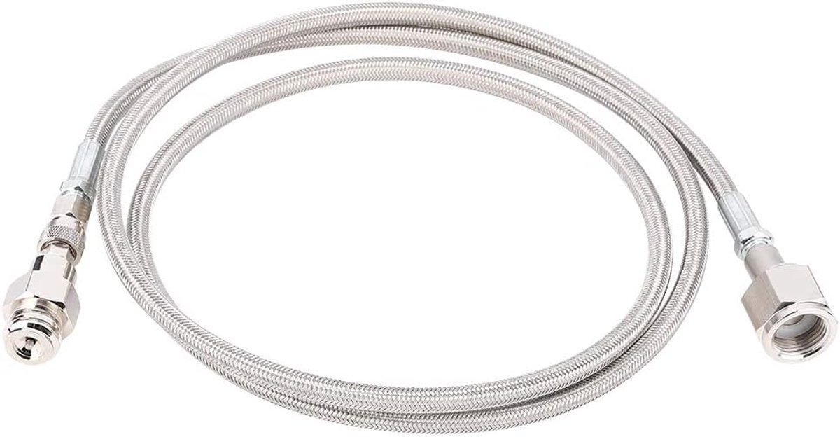 SnelShoppen - Hoge drukslang CO2 soda externe adapter kit 1.8m verlengkabel voor grote Europese tanks - Perfect voor commerciële gebruik