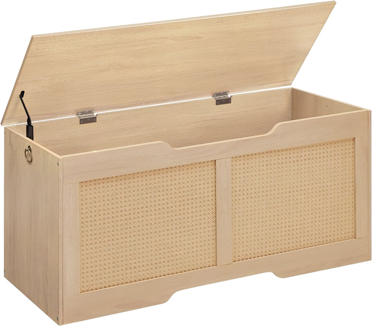 Lìon® Speelgoedkist - 110 cm - Opbergkist - Speelgoedkast - Bruin - 40cm x 110cm x 50cm