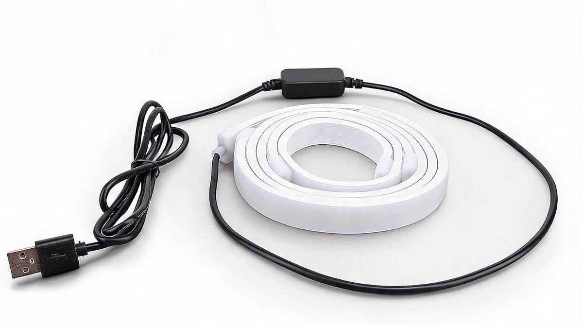 SnelShoppen - PC RGB LED Strip Light, LED Ambient Licht Strip voor Computer Monitor, Synchronisatie met Scherm, Plug and Play, Geschikt voor 34 Inch M