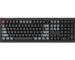 Keychron V6 Ultra - Mechanisch Toetsenbord - Draadloos - US Qwerty - 100% - Bruine Switch - Zwart