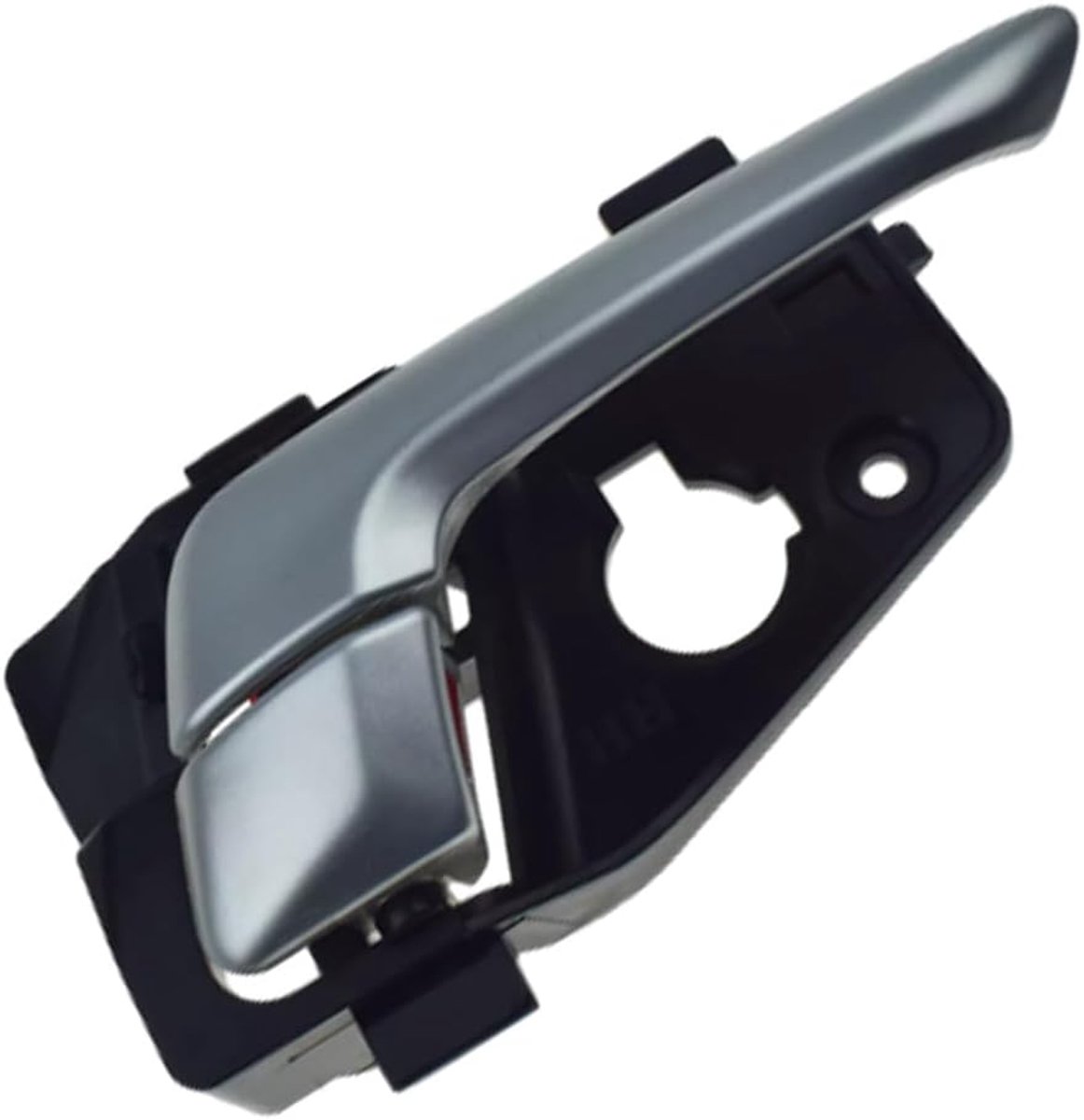 SnelShoppen - Auto Interieur Deurgreep, Zilver-Zwart Deurgreep Auto Interieur Deurgrepen Geschikt voor Kia Picanto/Morning 2011-2016, Achter Rechts