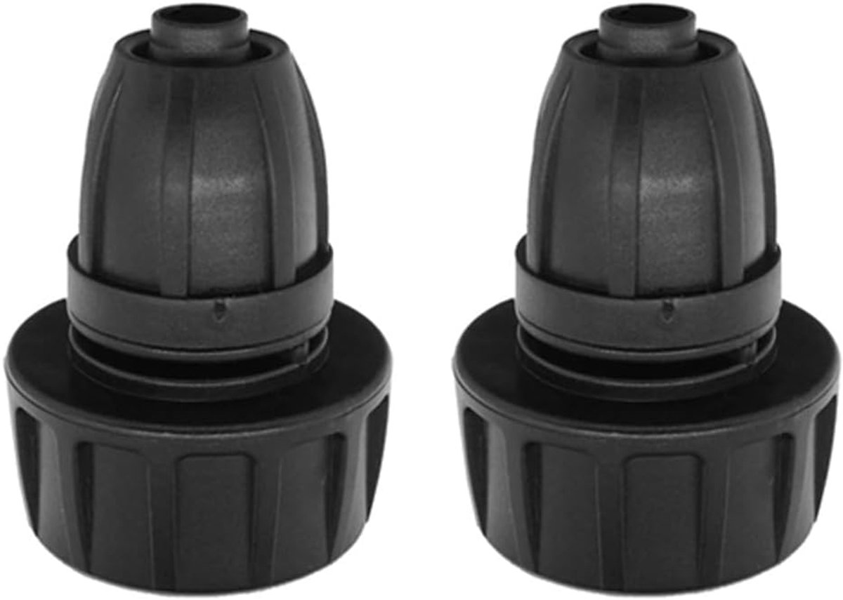 SnelShoppen - 2 x Drip Irrigatie Slang Connectors, G3/4 Vrouwelijke Draad naar 3/8 Inch Tuin Kraan Adapter, Drip Slang Fittingen voor Buiten Tuin Irri
