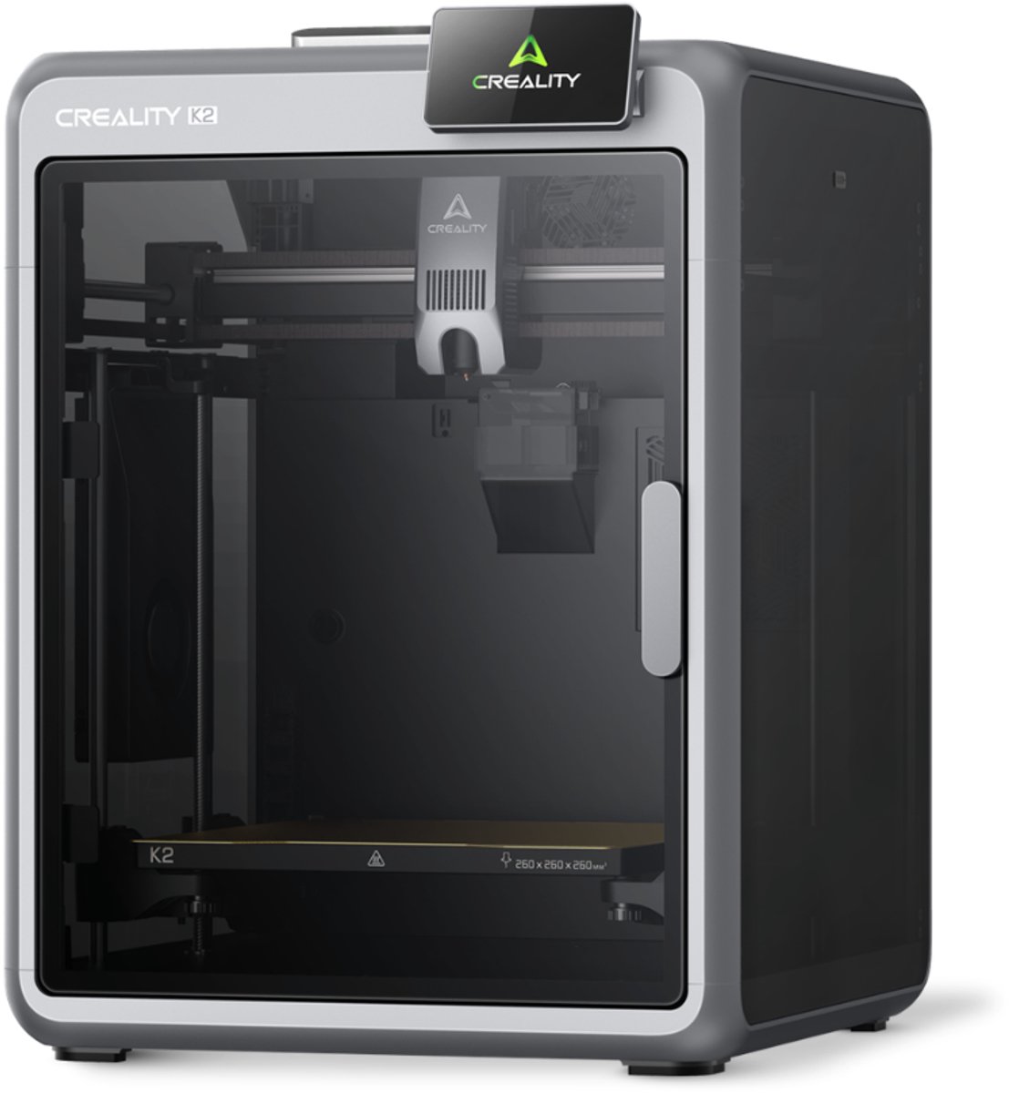 Creality K2 3D Printer – Multicolour Print – 600 mm/s Topsnelheid – Automatische Leveling – WiFi & App – Printfout AI-detectie – Direct Printklaar