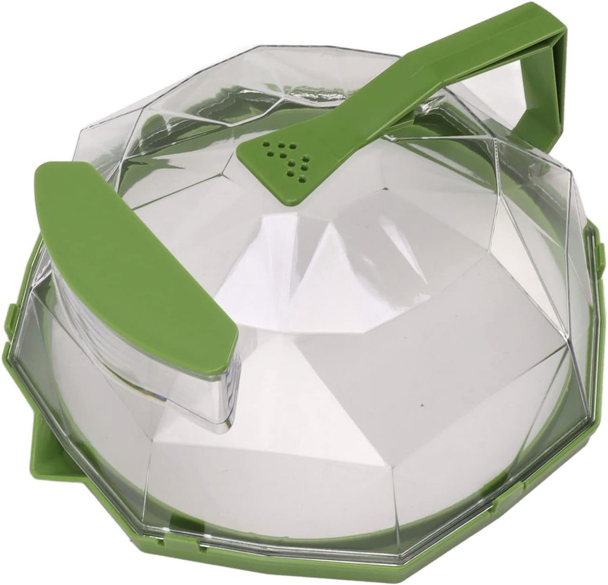 SnelShoppen - Magnetron Spetterdeksel, Magnetron Bord Deksel, Voedsel Deksel, Splash Guard Kookdeksel Met Uitschuifbaar Handvat Voor Keuken Koken (Gro