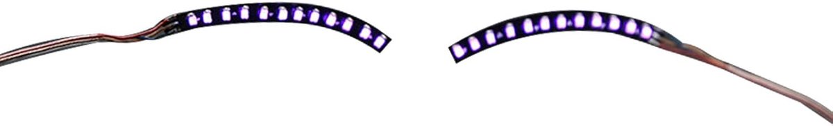 SnelShoppen - LED Wimpers Licht met Veilige Laag Energieverbruik Oogvriendelijke Verlichte Ooglid Eyeliner Sticker Gezichtsjuweel voor Feest, Nachtclu