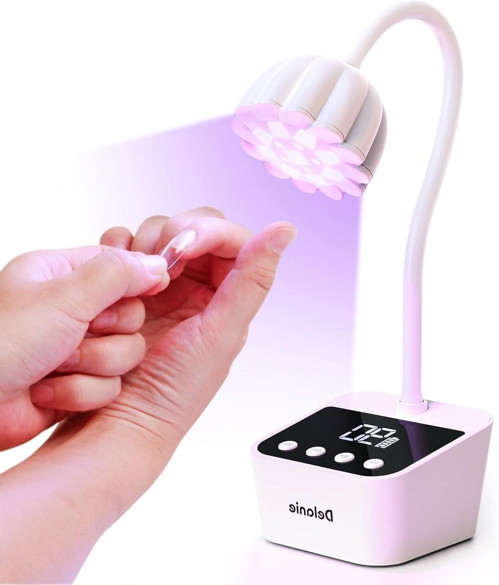 UV Lamp Nagels - Nageldroger Gel - Nagels Drogen - Slimme Sensor - 360 Graden - Wit