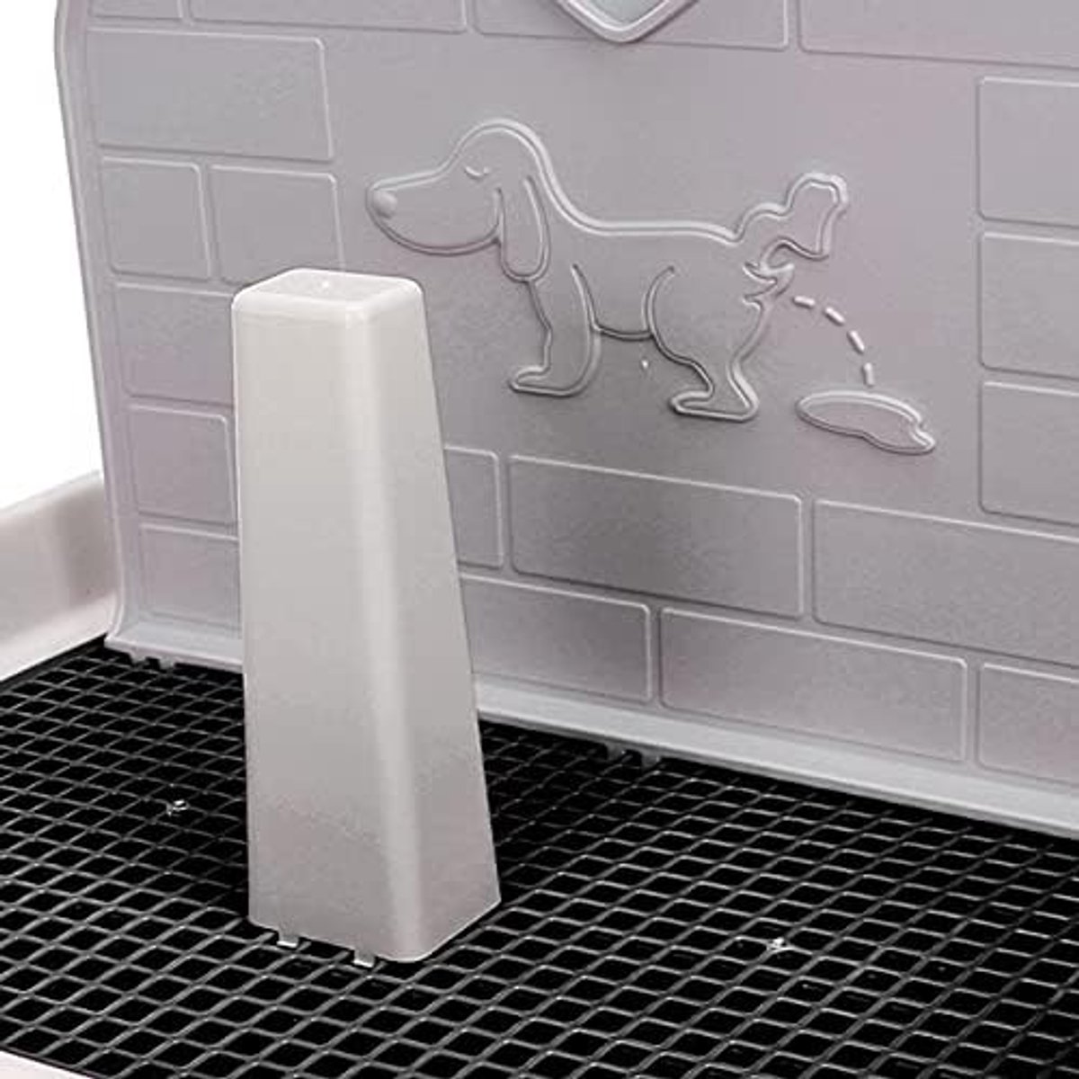 SnelShoppen - Dog Toilet Indoor Puppy Training Toilet Kat Potty Fence Honden Planned Pee Potty Tray Zwarte Hondenbak voor Kleine Honden en Puppies
