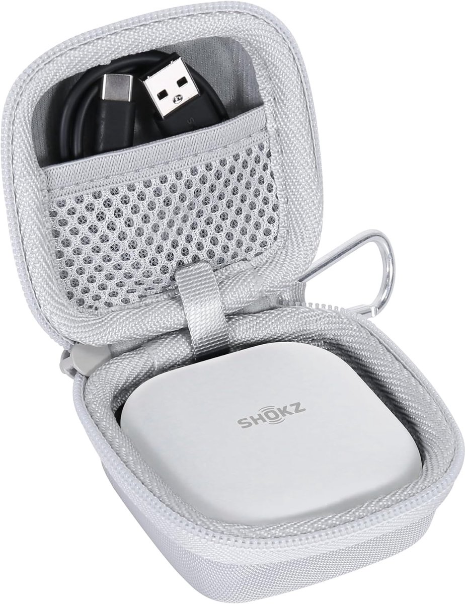 SnelShoppen - Hard Travel Case voor Draadloze Bluetooth Hoofdtelefoon, Beschermende Opbergdoos, Voor OpenFit Air/OpenFit 2+/OpenFit 2, Ideaal voor Rei