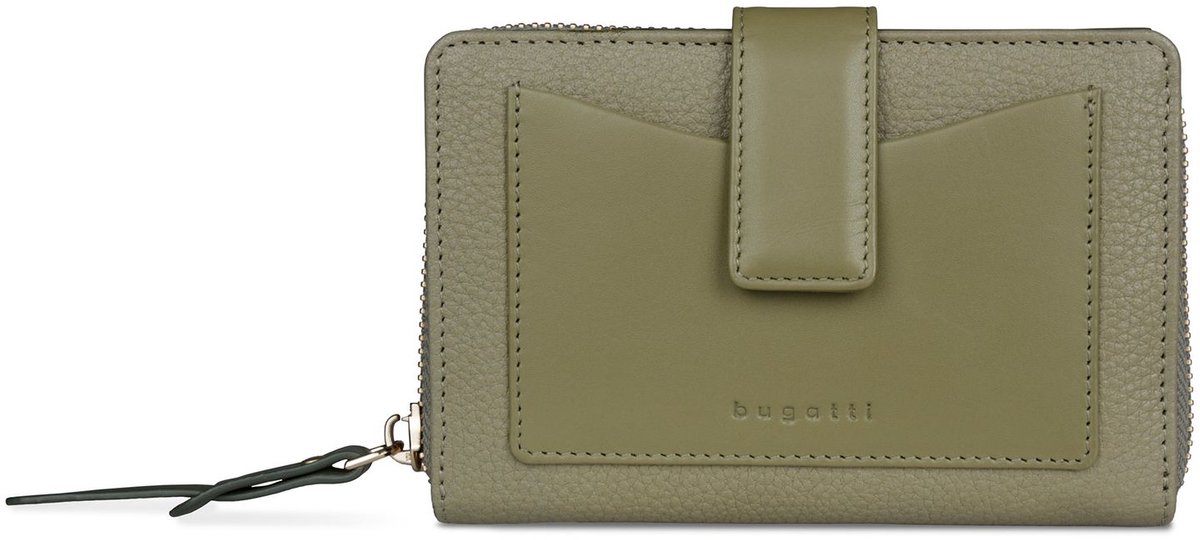 bugatti portemonnee Viola Ladies Zip Wallet Green groen