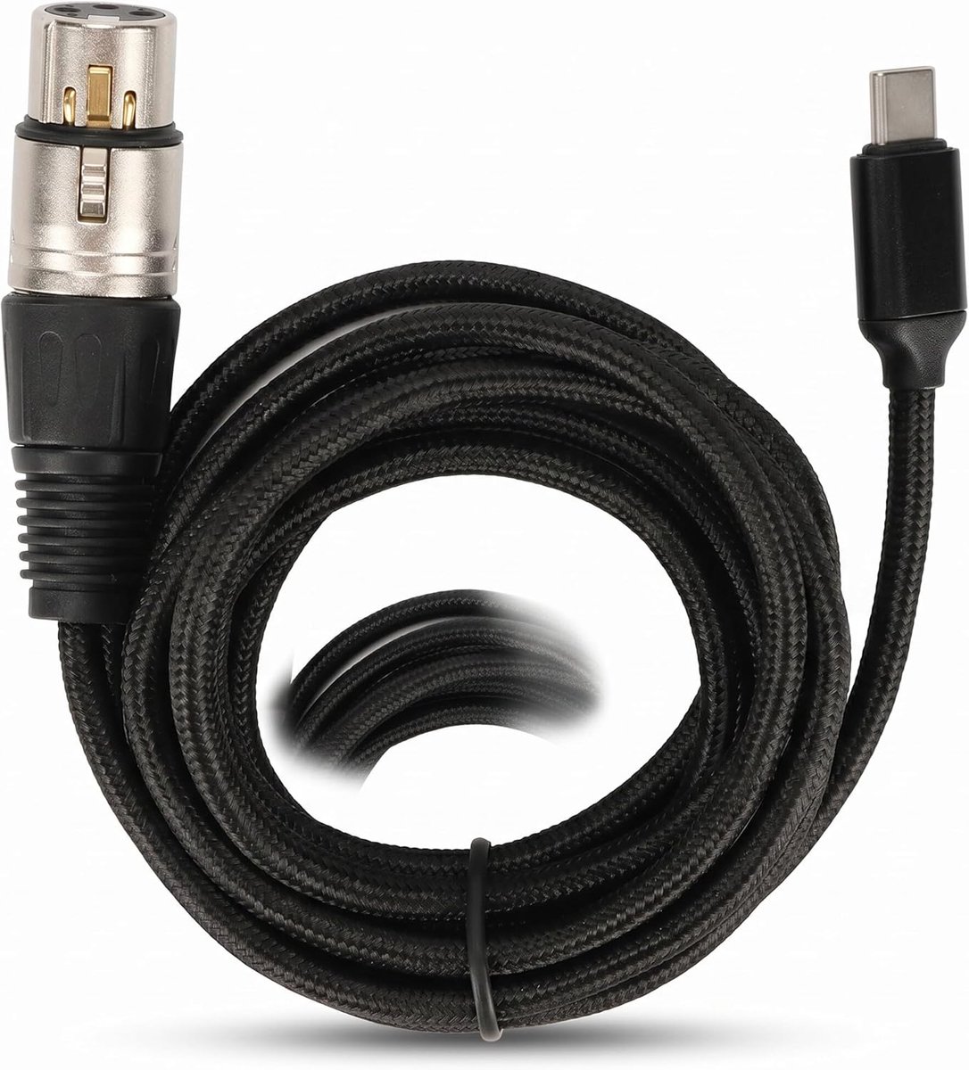 XLR naar USB C kabel 3m - Type C naar XLR vrouwelijke connector - Hoge geluidskwaliteit - Voor smartphones en laptops - ShopVlot