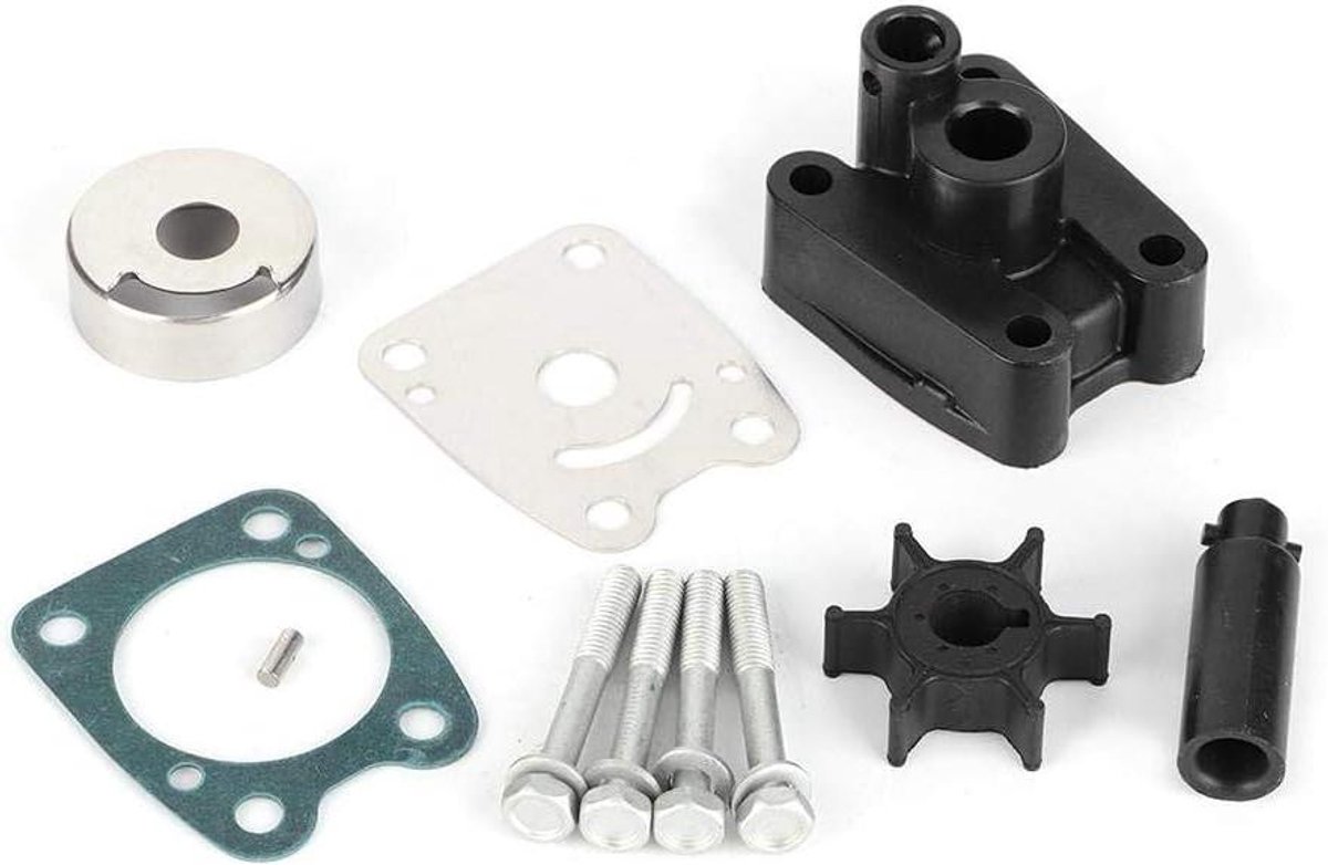 Buitenboordmotor Waterpomp Waaierset - Reparatieset Impeller - Motoronderhoud - OE Vervangingsonderdeel - 4 pk 5 pk - Zwart