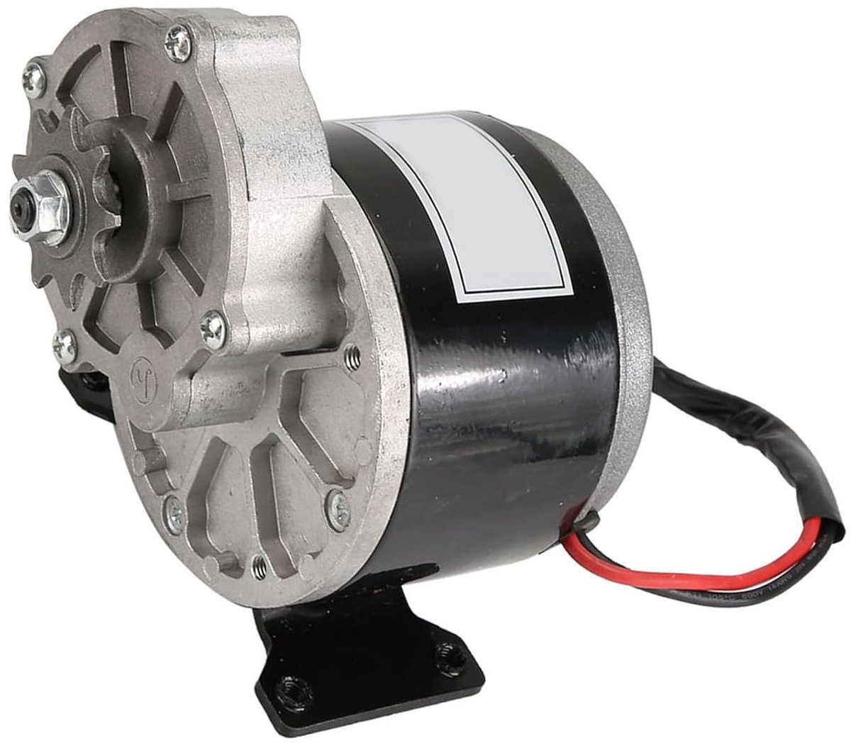 SnelShoppen - 12V 250W Tandwielmotor met 9 Tanden Kettingwiel, Verlaagde Elektrische Motor voor Scooter, Snelle Reactie, Eenvoudige Installatie, Ideaa