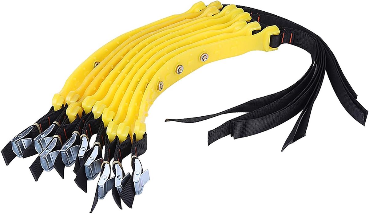 SnelShoppen - Snow Chains Voor Banden, 10 Stuks Universele Antislip Sneeuwkettingen Voor Auto's, Vrachtwagens En SUV's, Verbeter Je Rijervaring In Win
