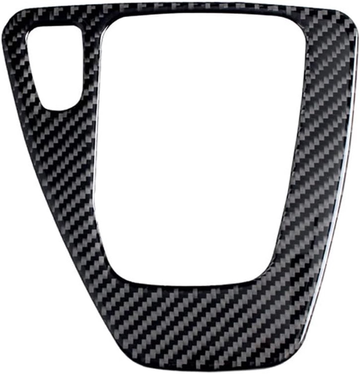 SnelShoppen - Carbon Fiber Autointerieur Versnellingspook Cover Trim voor B*M/W 3 Serie E90 E92 E93 2005-2012 - Hoogwaardige ABS Kunststof - Scratch-
