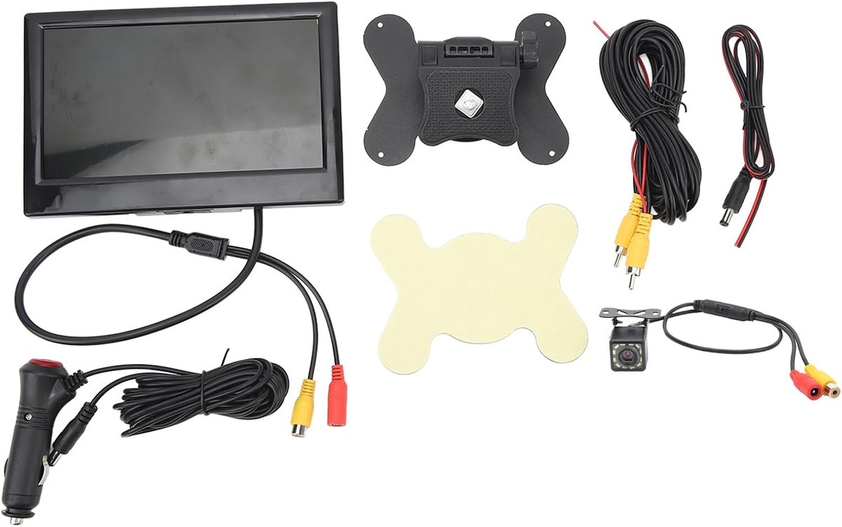 Backup Monitor, 7 Inch Low Power Consumption Anti-Overheating 170 Degree Wide Angle Backup Camera System for Trailer - ShopVlot