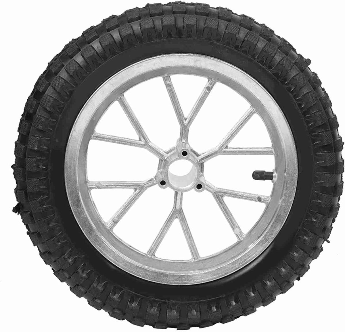 SnelShoppen - 12 Inch Motorbanden voor Pitbike, Slijtvast en Duurzaam, Natuurlijke en Butylrubber Mix, Geschikt voor 49cc 2-Takt Dirtbike, Voor Voorwi