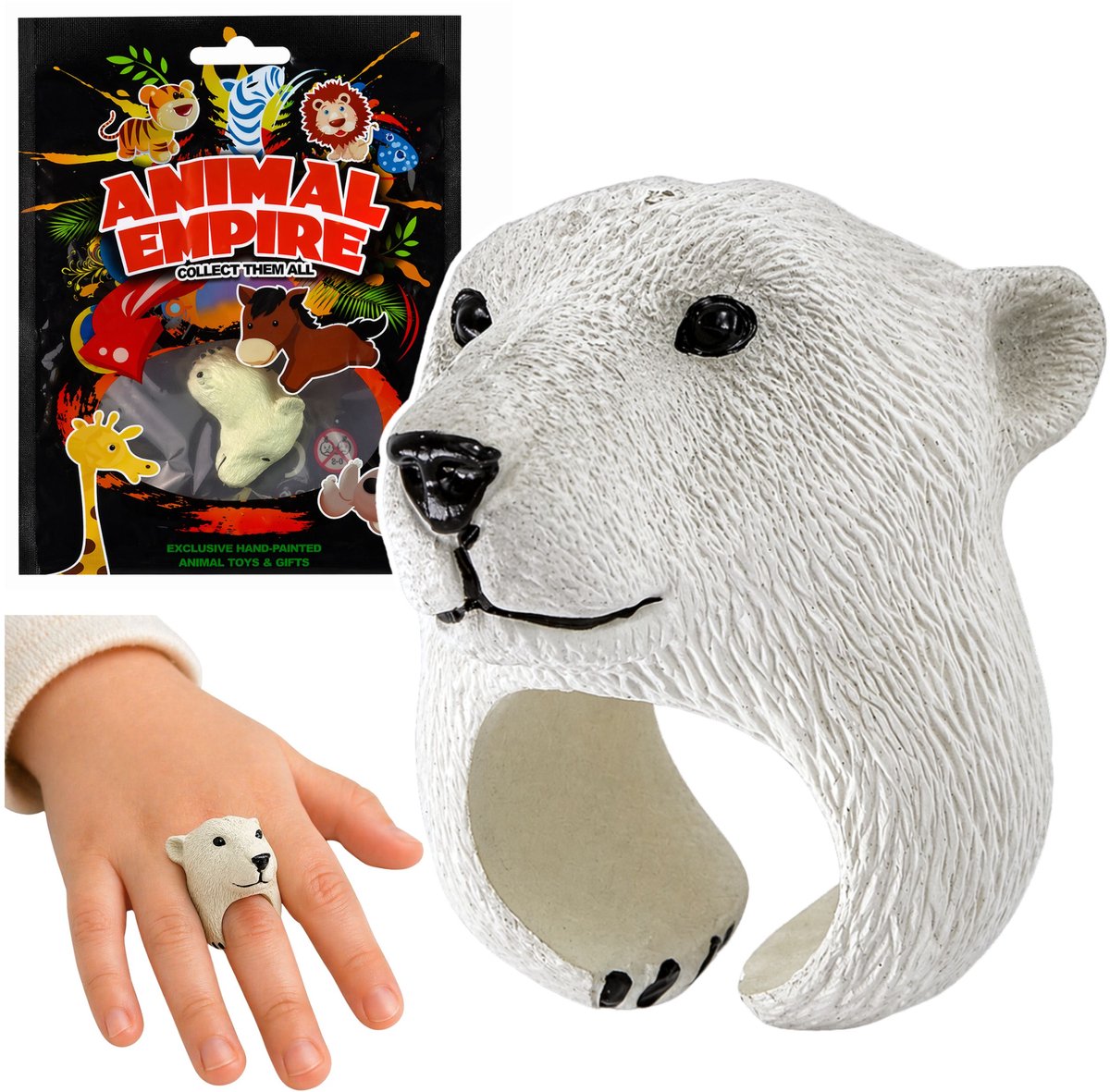 Handring Educatieve Dieren Beer Wit - UNI