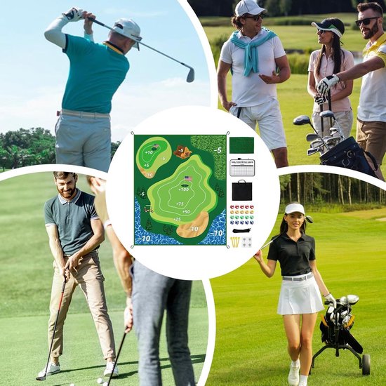 Golf Oefenmat - Sport Hulpmiddel - Swing Oefenen - Dynamisch Feedback Systeem - 180x150 cm - Type A van GOLF — afbeelding 3