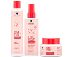 Schwarzkopf - Bonacure Clean Performance Repair Rescue Care Set - 250+200ml+200ml