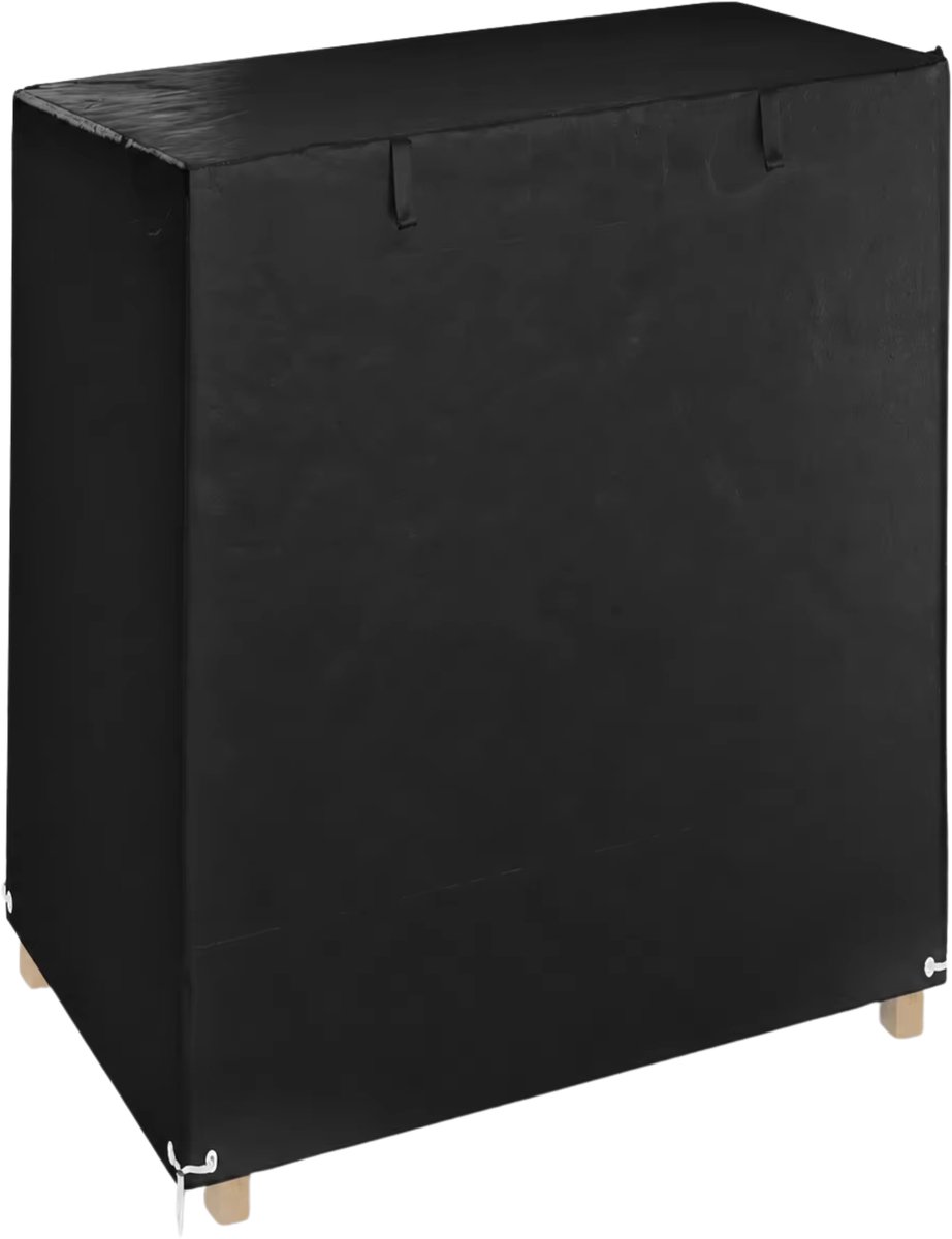 Schommelbankhoes 125 x 90 x 135 165 cm – Waterdicht & UV-Bestendig PE-Hoes - met Ritsen, Trekkoord & 8 Ogen