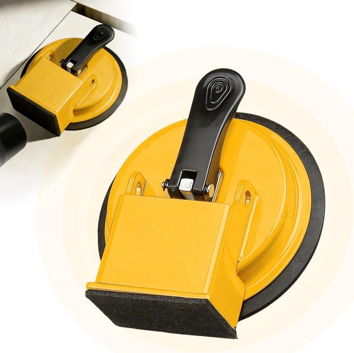 Laminaatvloer installatiegereedschap - robuuste gripper met zuignap - veelzijdige glas scherpmaker - ShopVlot