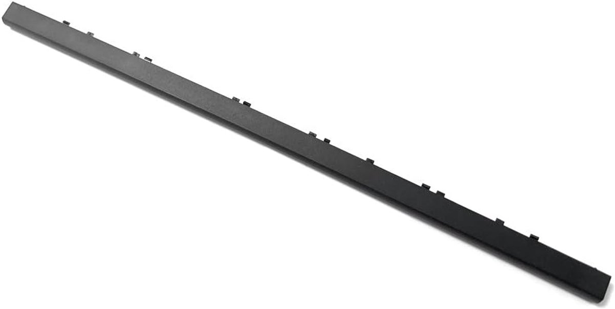 SnelShoppen - Zwarte Scharnierafdekking LCD Hinge Cover Vervanging voor HP Laptop Hotel 17-CN 17T-CN 17-CP 17Z-CP - 33 x 1,5 x 1,2 cm - Hoogwaardige B