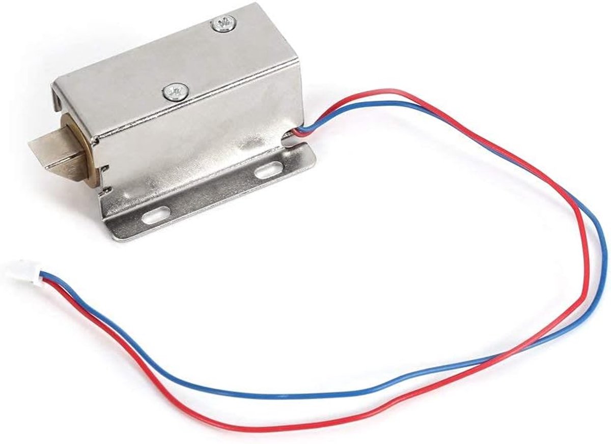 SnelShoppen - DC 12v Automatische Elektromagnetische Deurslot voor Kastdeur Garage - Veiligheidsslot van Hoogwaardige Ijzer - Verstelbare Sluitrichtin