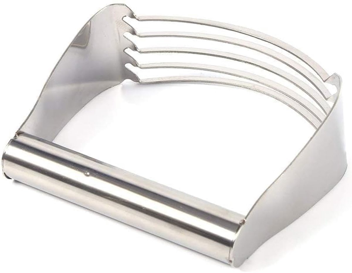SnelShoppen - Garosa Deegmixer RVS Koekjesuitsteekvorm Handmatige Deegmixer voor Keuken, Bakken, Koken, 5 Sterke Messen, Duurzaam, Voedselveilig, Idea