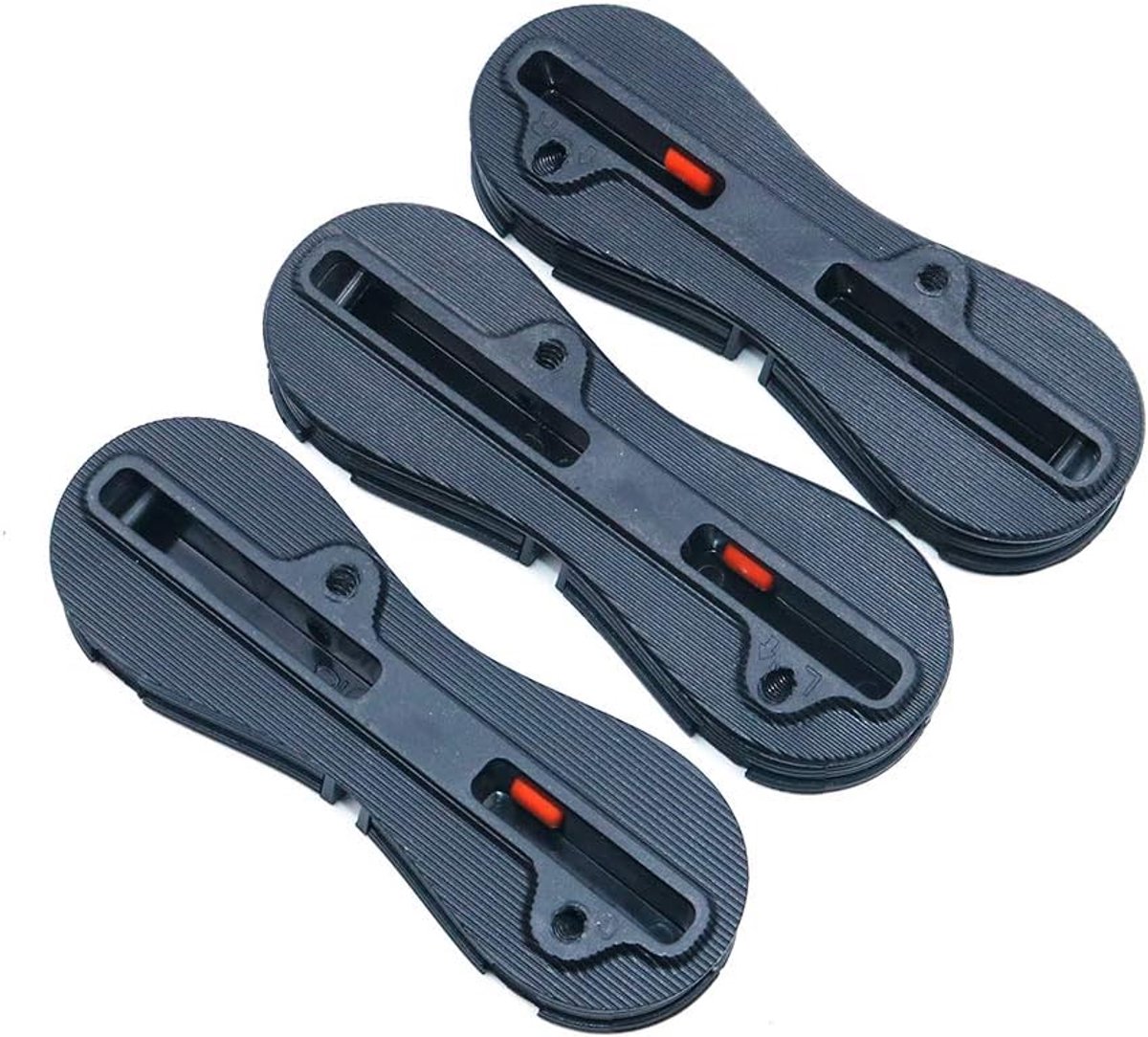 SnelShoppen - FCS II Systeem Schroef Fin Plug Set Zwart - 9 Graad - Lichtgewicht ABS - 110g Set - Eenvoudige Installatie - Terugwaarts Compatibel met