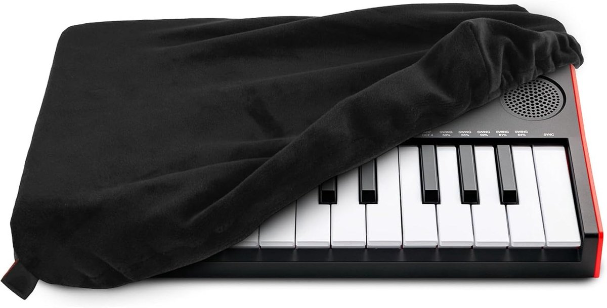 SnelShoppen - Beschermhoes Accessoires Case Beschermende Stofhoes voor Akai Professional MPK Mini MK3 & MPK Mini Play Keyboard Controller, Zwart
