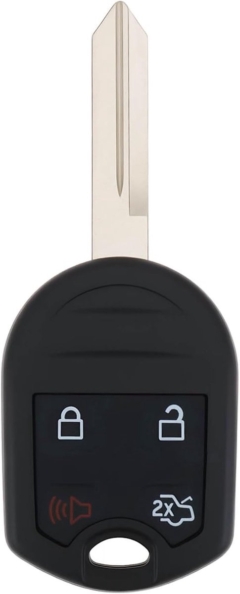 4 Buttons Remote Control Car Key Case Fob Shell Compatible with Ford Expedition F150 F250 F350 Mustang 2011-2014 - ShopVlot