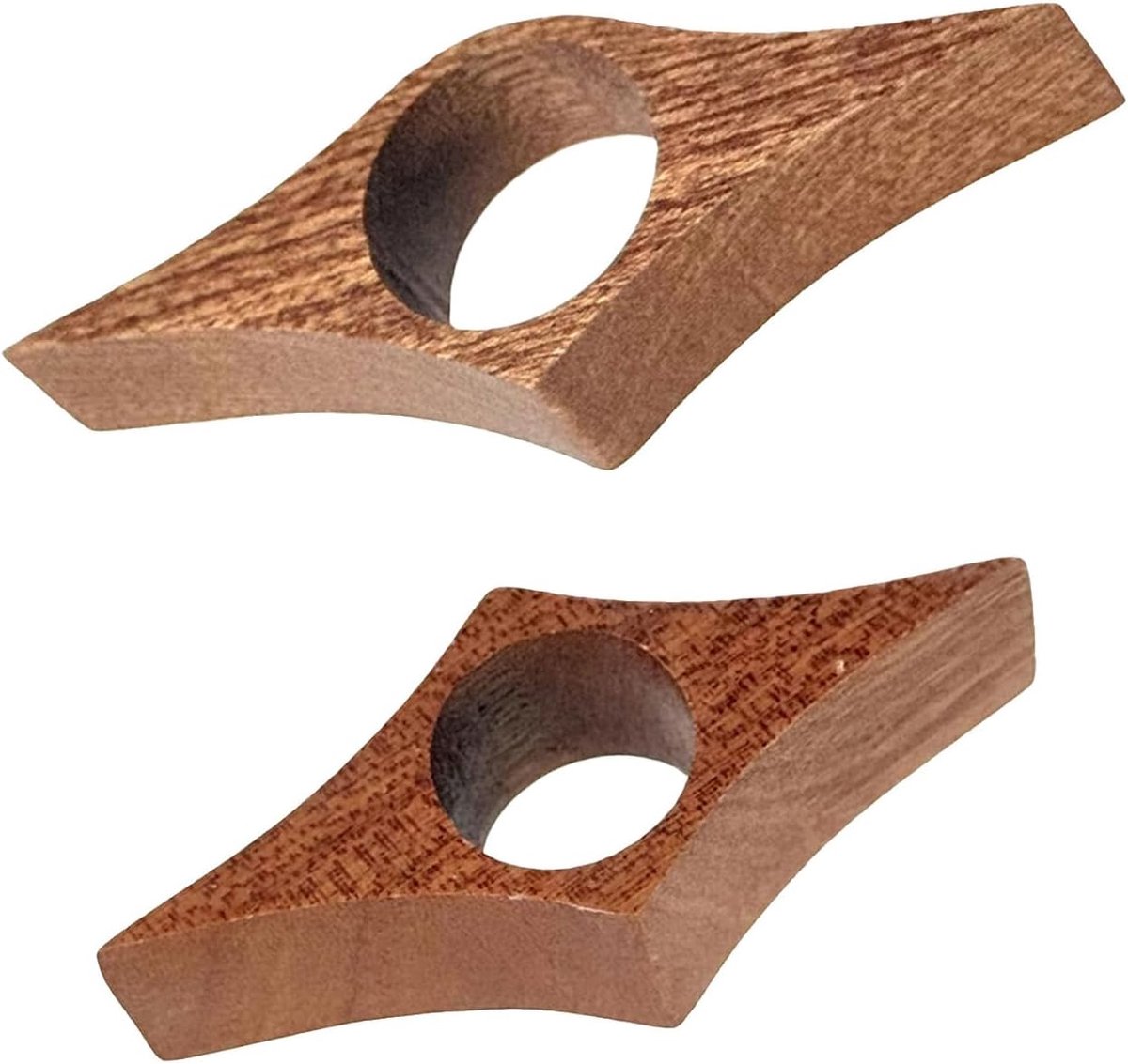 SnelShoppen - Bladwijzer Duim van Beukenhout - 2 Stuks - Elegante Leesaccessoires voor Leraren en Studenten - Stabiliseert Bladzijden - Perfect voor I
