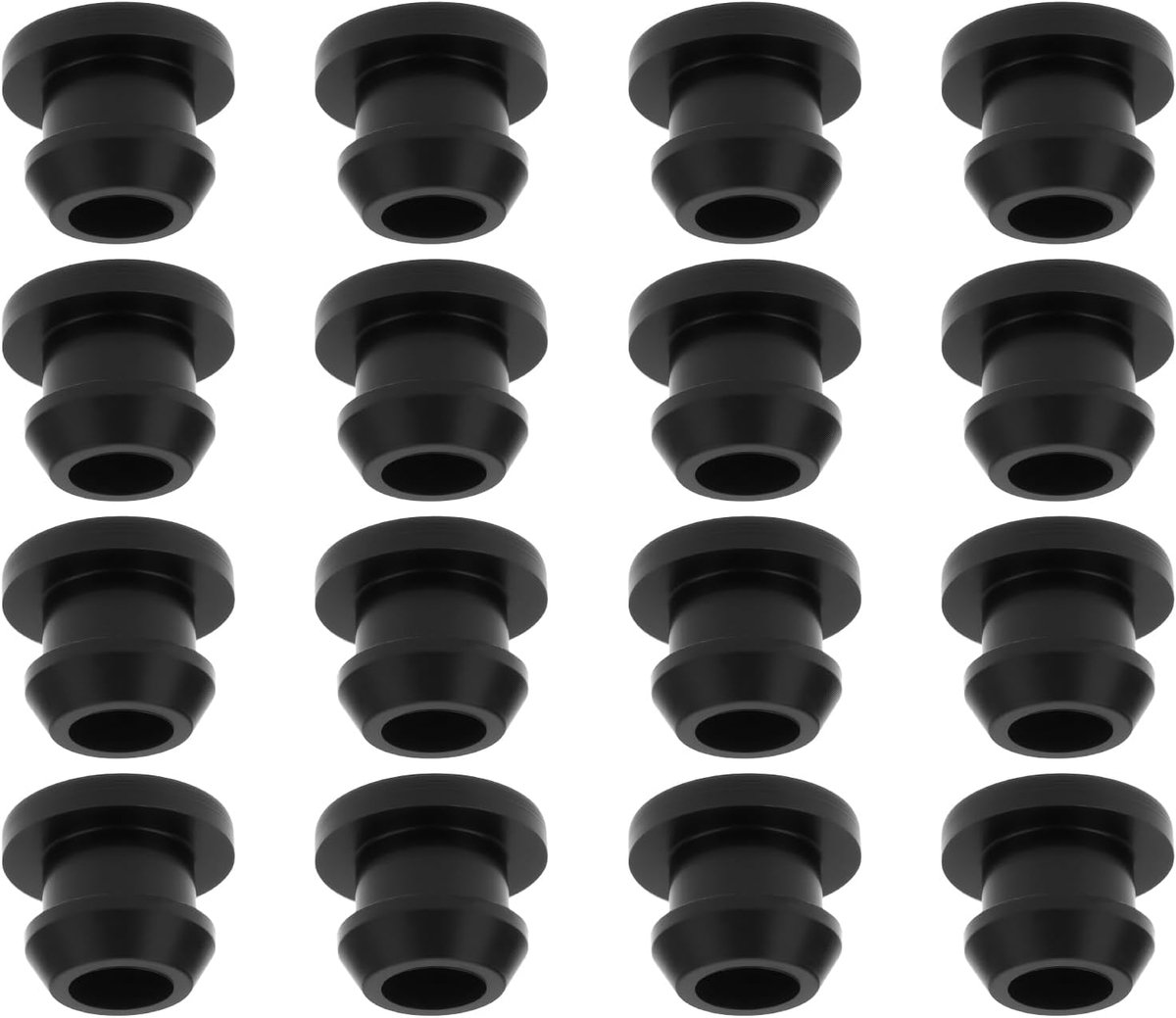 SnelShoppen - 16 Stuks 5mm Grommet Sleeve voor Camper Caravan RV Pan Hob Ondersteuning - Compatibel met Smev - Voor Een Gaatje van 7.5mm