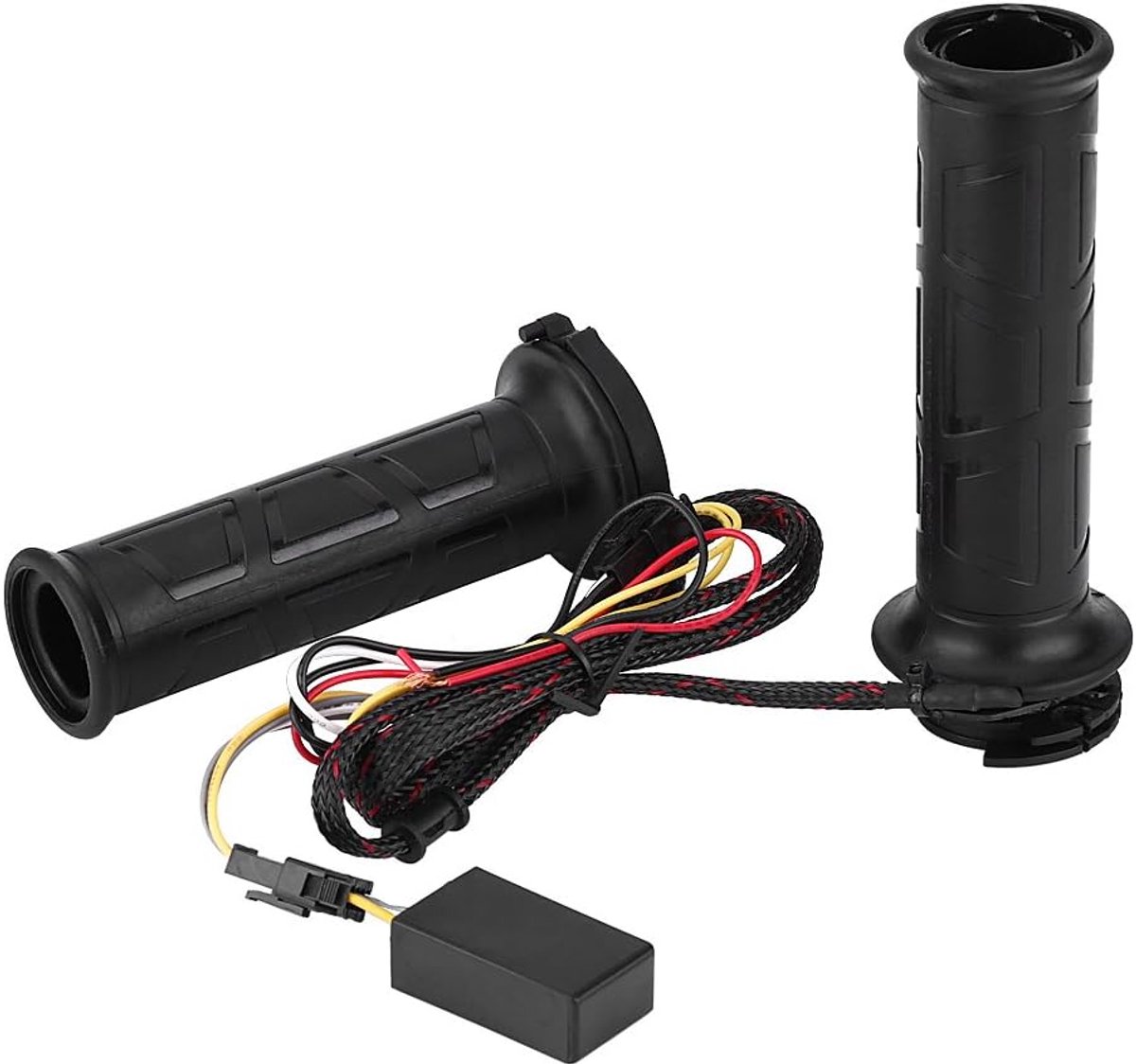 SnelShoppen - Verwarmde Handvatten Motorfiets 22mm 7/8 Inch Handvatverwarmers met Covers en Mouwen voor Motorfiets/Fiets/ATV, Energiezuinig en Tempera