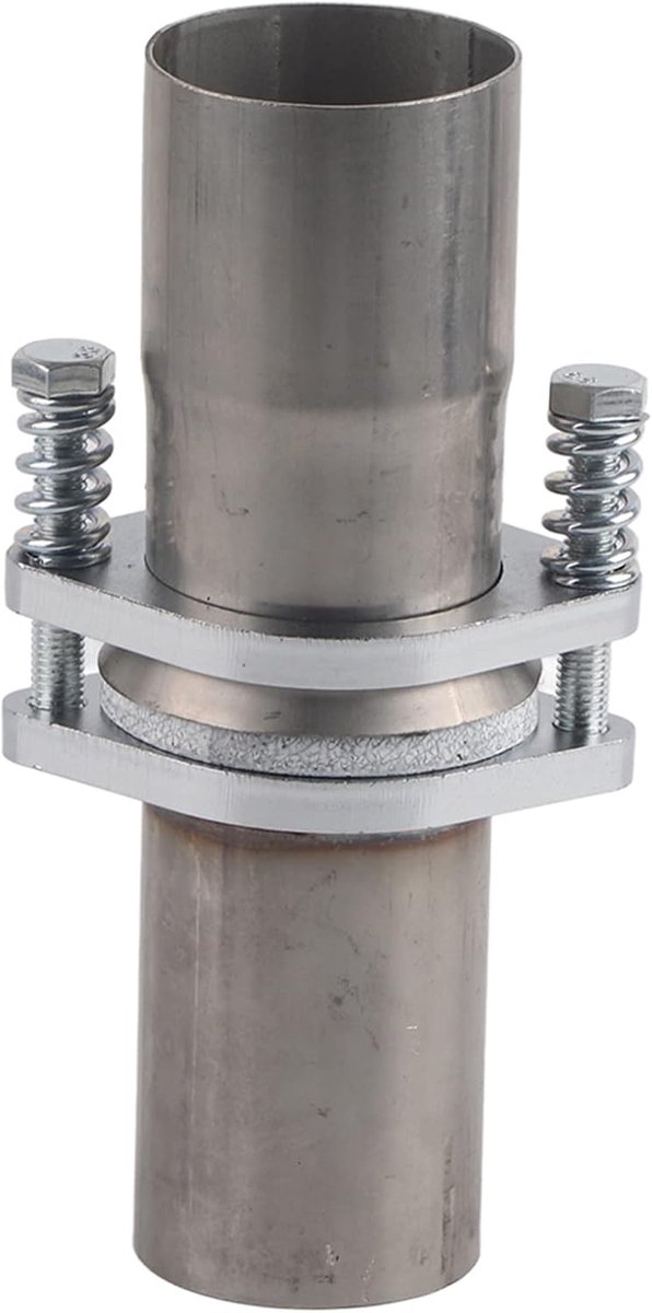SnelShoppen - Universele Flens Uitlaatpijp 2.5 Inch - Stalen Snelle Release Veer Bout Flens Reparatie Pijp Kit - Duurzaam en Effectief