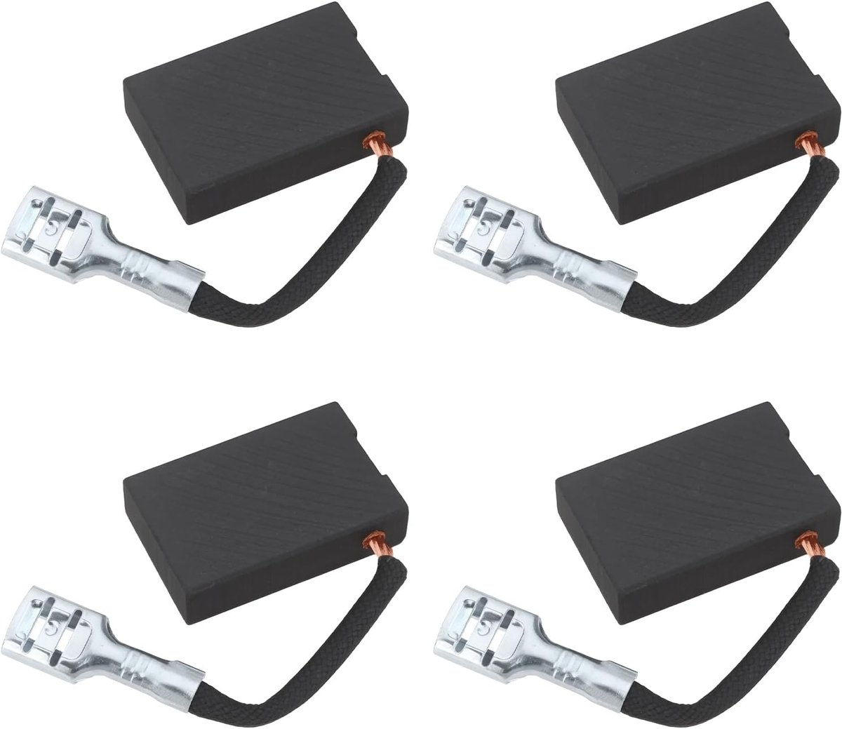 SnelShoppen - 4 Stuks Zaag Carbon Borstels 384613-01 24x16x6mm Geschikt voor Snijzaag DW871 DW871-AR DW871-B2