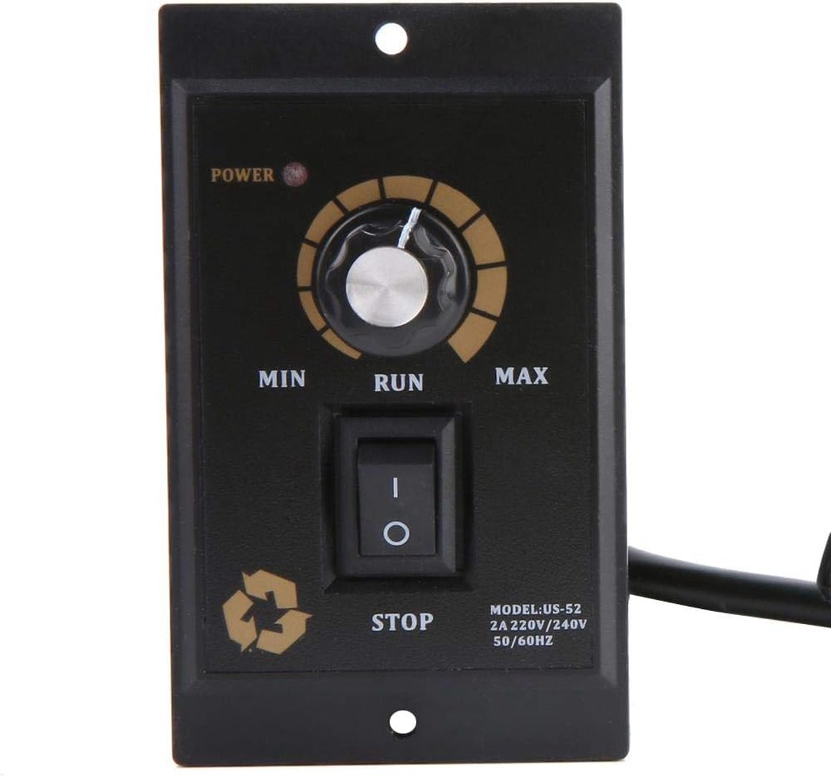 SnelShoppen - AC 220V 50/60Hz Motor Snelheidsregelaar 300/400/500W Elektrische Motor Snelheidscontroller (500W) voor Precisie en Betrouwbaarheid