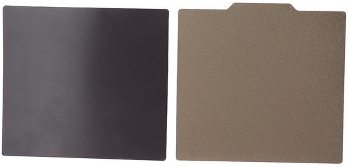 Bouwplaat 220x240 mm - Dubbelzijdig - PEI Coating - Magnetisch - Veerstalen Basis - Verbeterde Hechting - 3D-printer Plaat