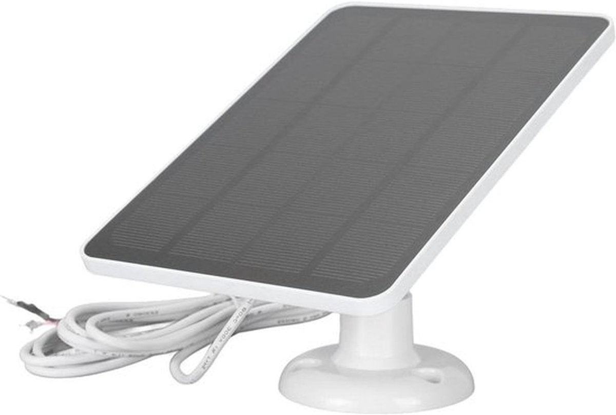 Zonnepaneeloplader voor Deurbel met 10W vermogen - Geschikt voor Nest/Eufy/Ring Video Deurbellen met batterij - Duurzame Zonnepaneel voor continue stroomvoorziening - Milieuvriendelijke Energiesysteem