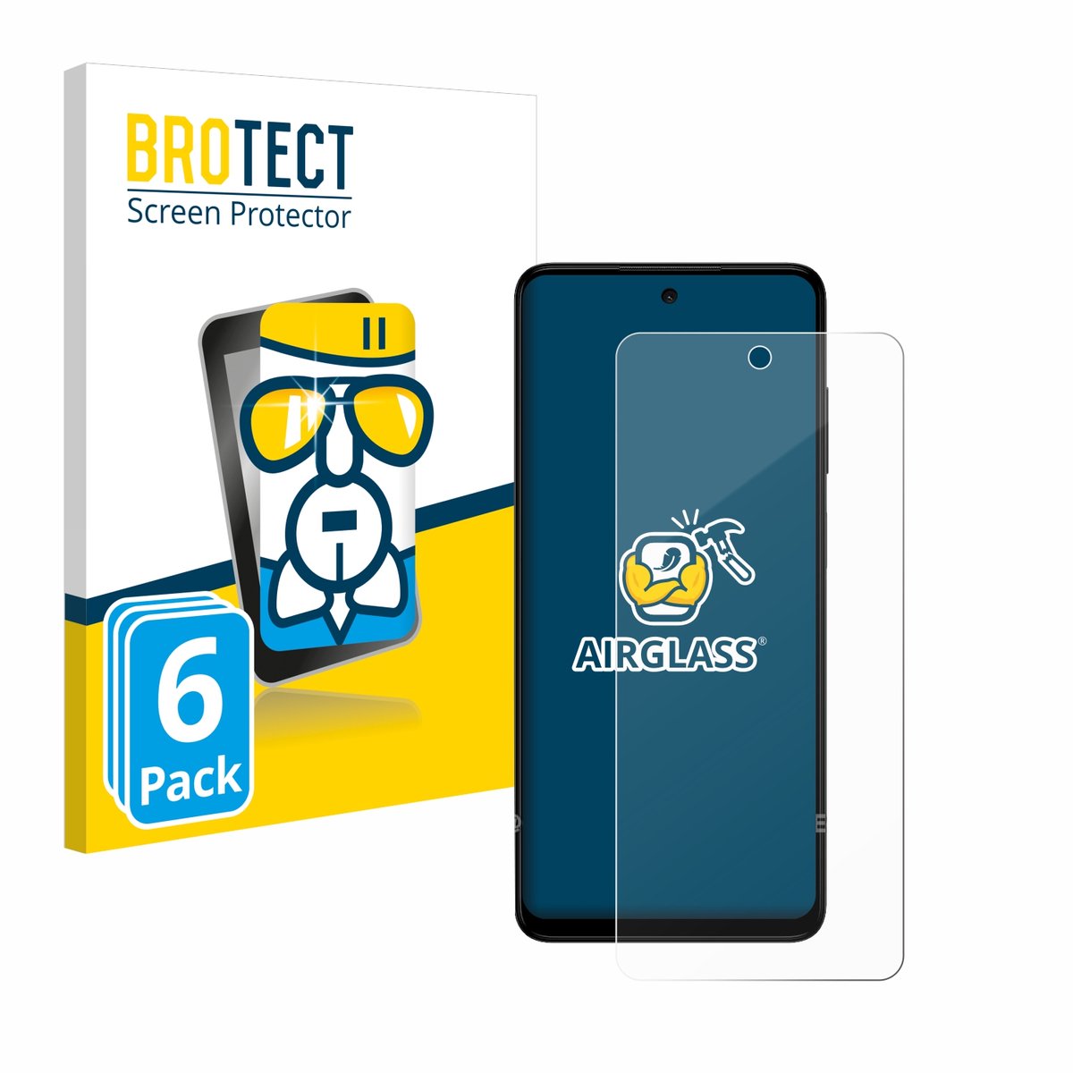 Screenprotector 6 Stuks voor HMD Pulse Pro Beschermglas transparant