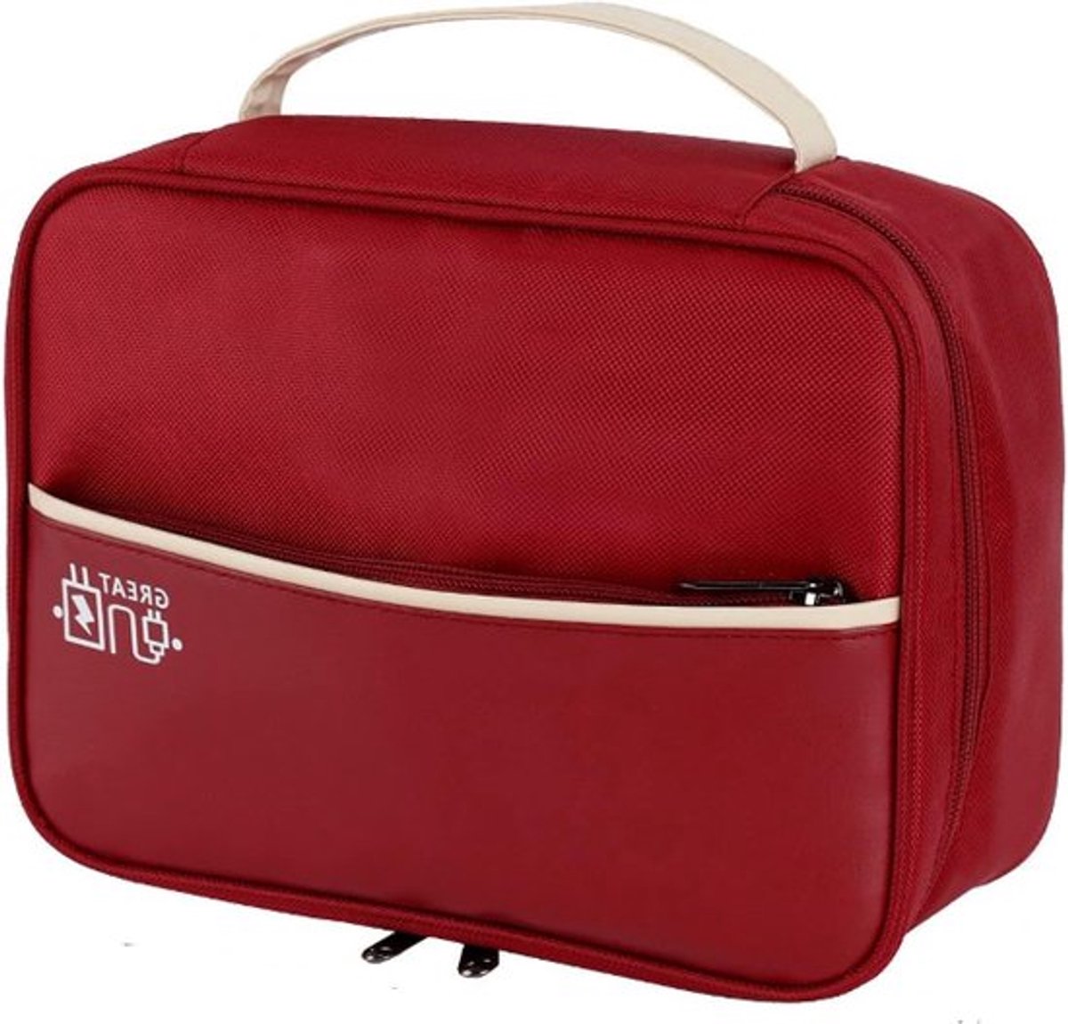 Draagbare Elektronica Accessoire Tas, Kabel Organizer voor Opladers, USB-kabels en SD-kaarten, Ideaal voor Reizen en Thuisgebruik